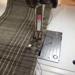 máquina de coser margen de costura