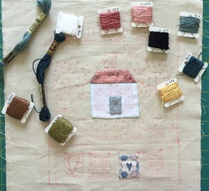 quilt shoppe de Lynette Anderson cojín patchwork