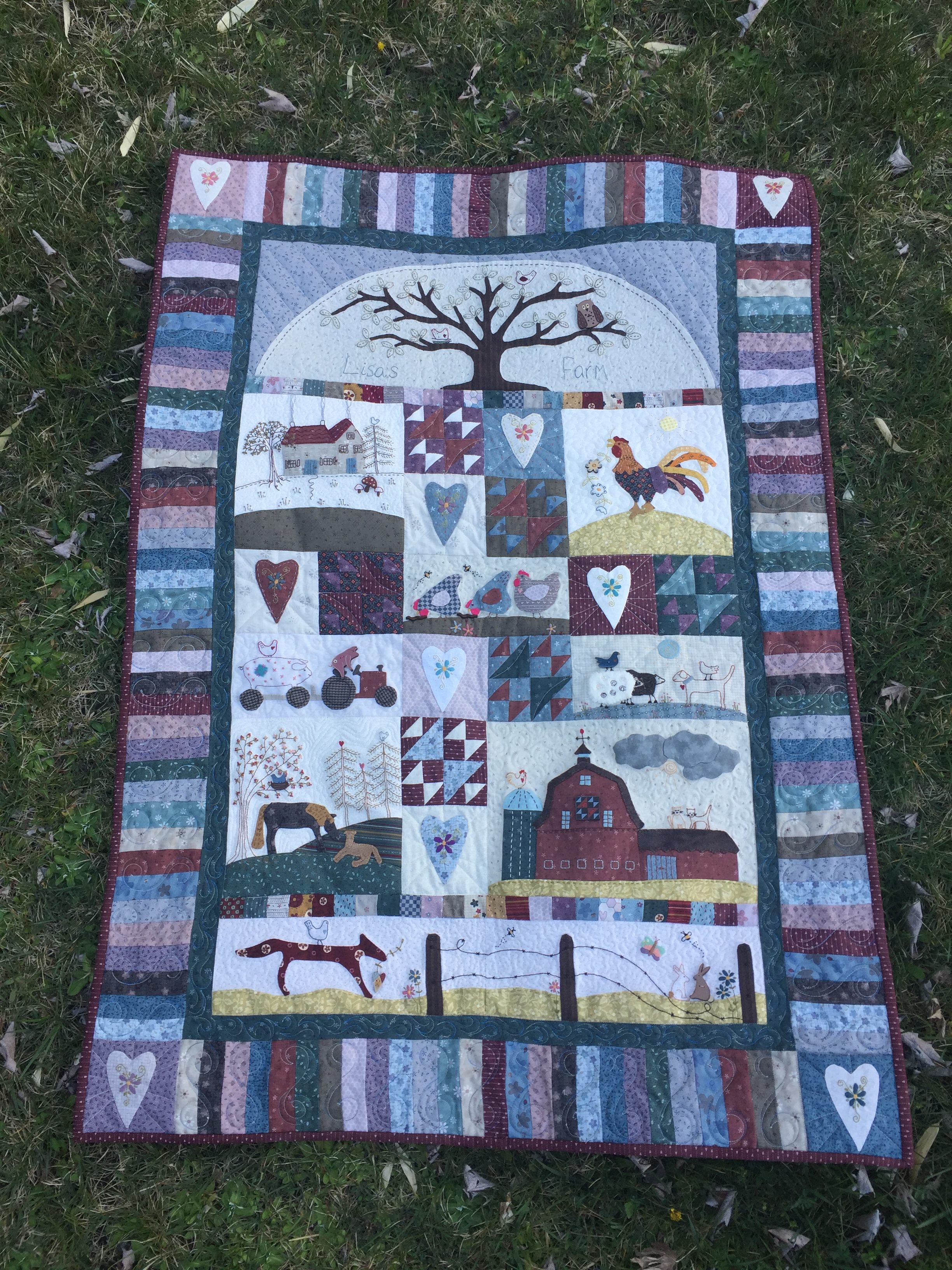 Anderson s Farm Quilt De Lynette Anderson Acolchado Elisa Vaca