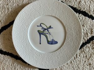 Vajilla porcelana colección zapatos