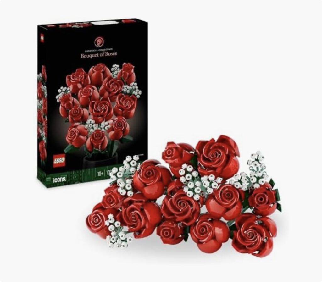 Ramo rosas Lego San Valentín