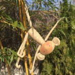 Patchwork muñeco: mono de Tilda