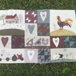 patchwork granja colcha quilt