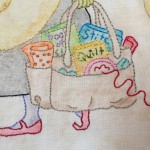 bordado a mano quilt patchwork