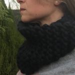 cuello lana tejer