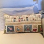 cojín patchwork Navidad hecho a mano