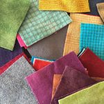 Telas lana afiebrada para quilting