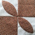 Quilt Dear Jane bloque patchwork E-10