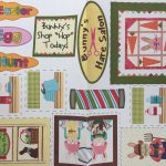 tela pegatinas patchwork