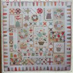 quilt Gossip in the garden