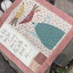 Semana 2 patchwork Gossip Garden quilt