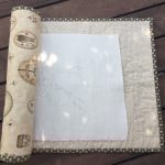 guardar bordados estirados