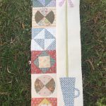 bloques patchwork quilt gossip in the garden