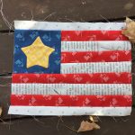 bandera americana patchwork