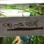 bordado y a aplicación de peces patchwork quilt
