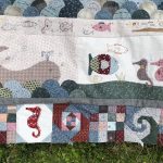 Quilt Seaside Town de Lynette Anderson fondo del mar