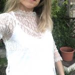 tela de encaje para camisa diy costura