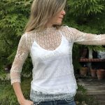 camisa de guipur costura a medida
