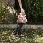 bolso japonés bordado en seda