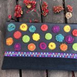 Mi nuevo clutch de noche bordado a mano