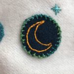 bordado luna y punto palestrina