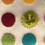 bordar a mano montando puntos