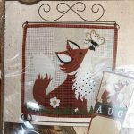 wooden bear agosto patchwork mini quilt