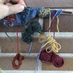 Cómo hacer mariposas de lana técnica intarsia