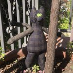 gato negro tela patchwork patrones