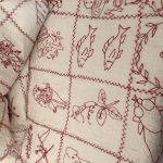 quilt red work