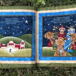 tela libro de navidad patchwork