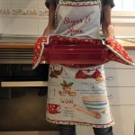 Guante de cocina en patchwork doble
