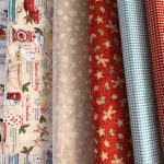 Telas de patchwork para cocina en Navidad