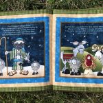 tela libro de navidad patchwork