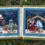 tela libro de navidad patchwork