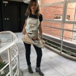 Tela panel navidad delantal patchwork