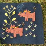bordados quilt Folk Tails