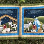tela libro de navidad patchwork