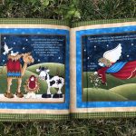 tela libro de navidad patchwork