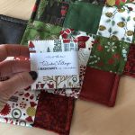 Mini charm pack de telas de Navidad Moda fabrics
