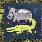Quit Folk Tails 9 y 10 bordado