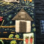 Foto del original quilt de Sue Spargo Folk Tails