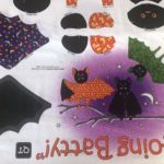 Panel tela muñeco murciélago