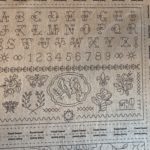 Panel bordar letras French general