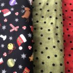 Telas patchwork franela Navidad